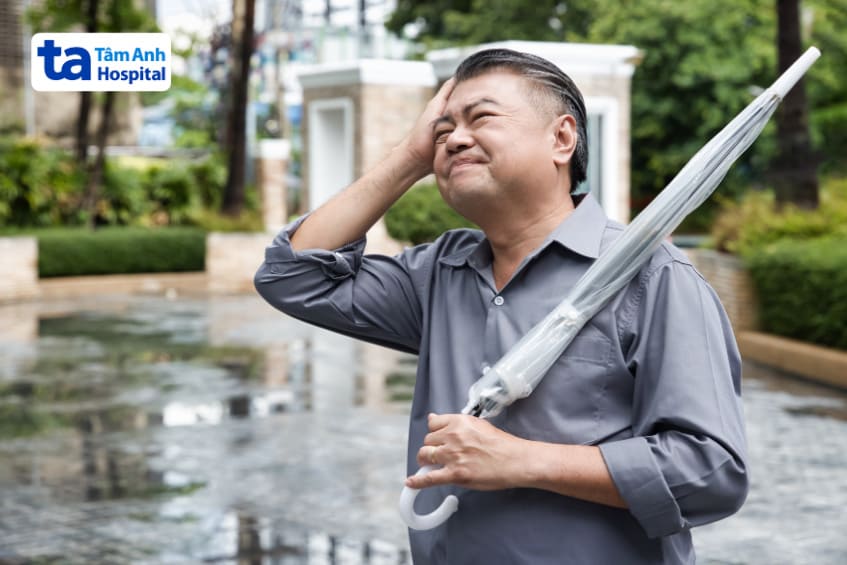 nguyên nhân do sự thay đổi của áp suất khí quyển