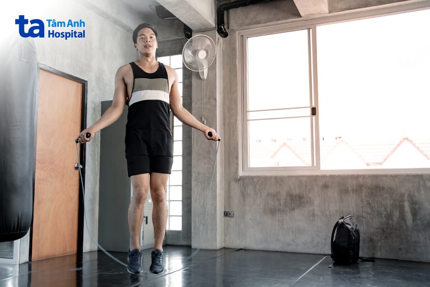 nhảy dây giảm mỡ thừa toàn thân