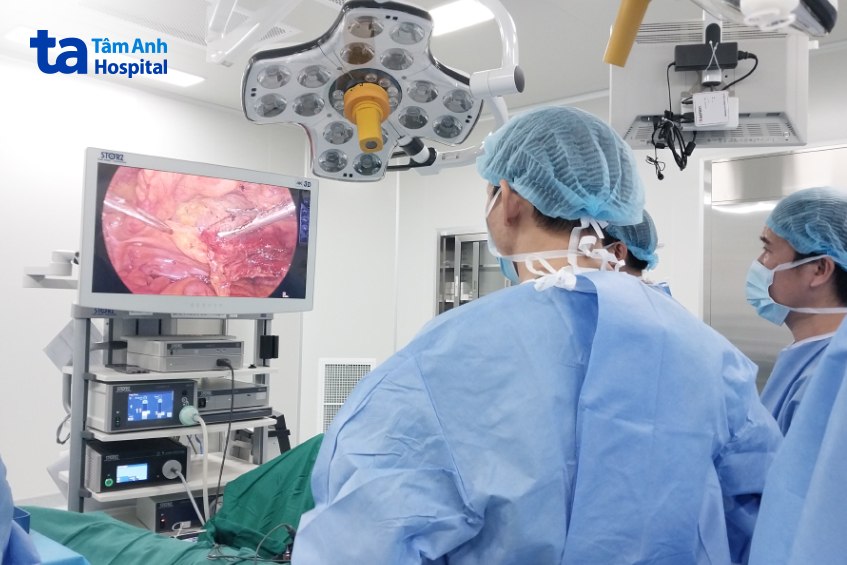 phẫu thuật nội soi cắt khối u tuyến tiền liệt tại tâm anh