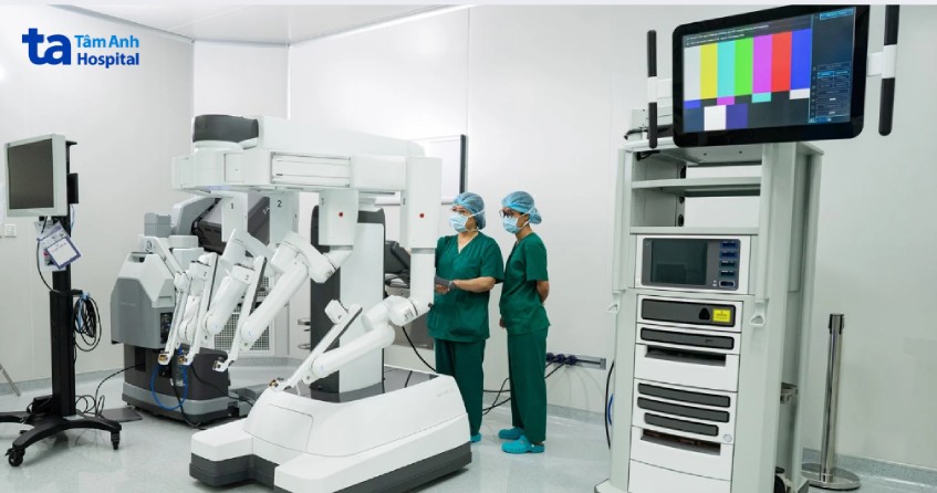 robot davinci xi tại bvdk tâm anh