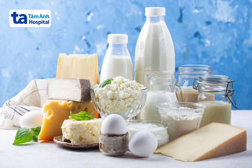 sản phẩm từ sữa có thể làm đờm đặc