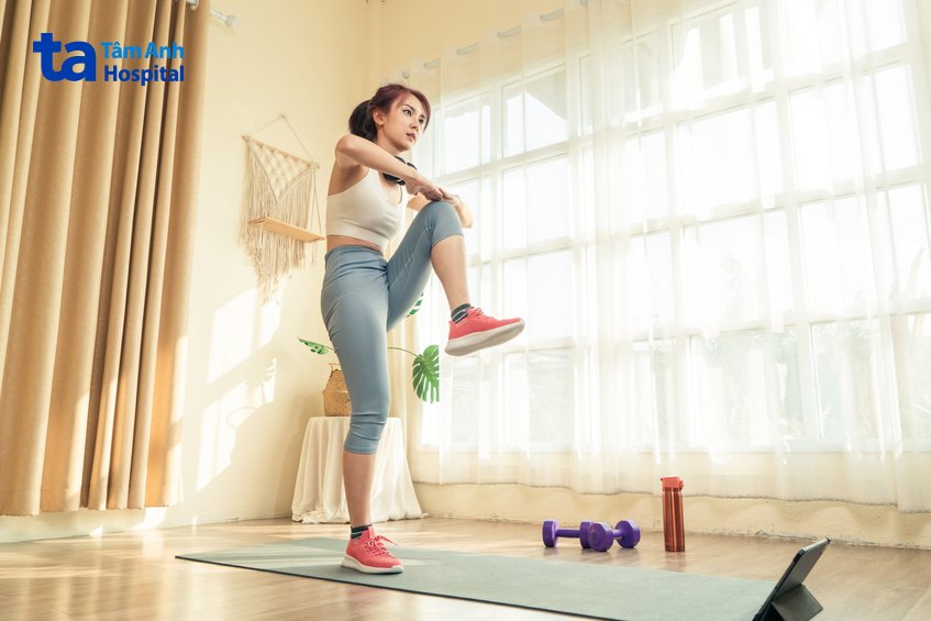 tập thể dục hỗ trợ đốt calo