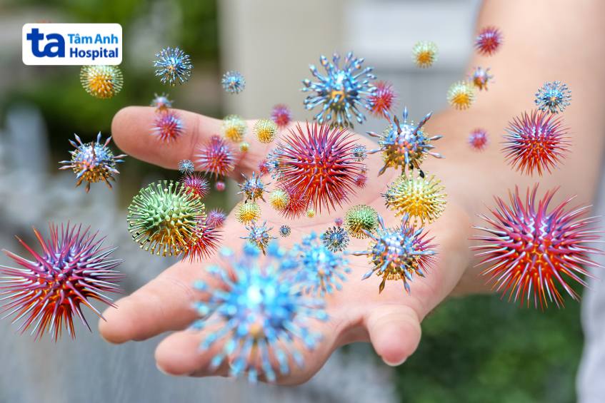tay chân miệng ở trẻ có thể do nhiều chủng virus