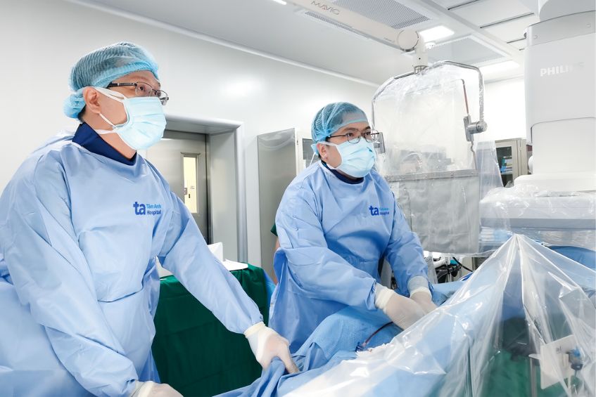Thông tim can thiệp điều trị bệnh tim bẩm sinh tại Bệnh viện Đa khoa Tâm Anh