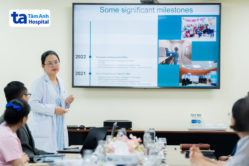 ThS.BS Giang Huỳnh Như chia sẻ về thành công của IVF Tâm Anh từ sự phối hợp và nỗ lực của toàn hệ thống BVĐK Tâm Anh