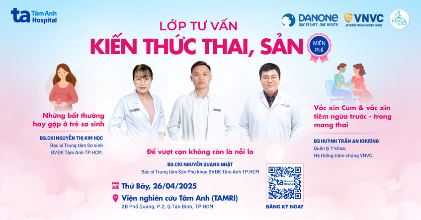 Lớp học tiền sản số 6 – BVĐK Tâm Anh TPHCM