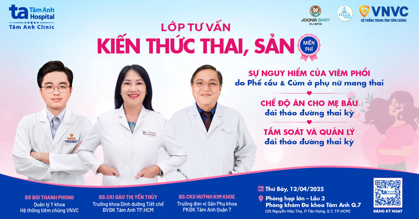 Lớp học tiền sản số 4 – Phòng khám Đa khoa Quận 7  (12/04/2025)