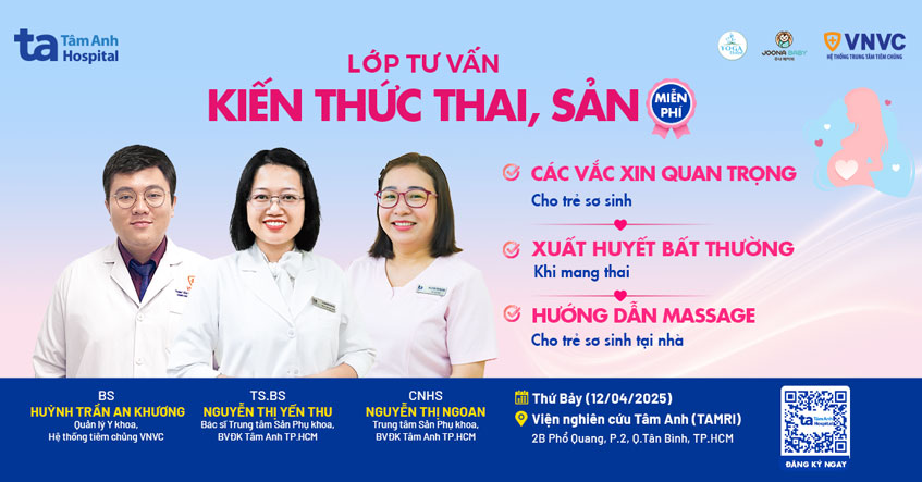Lớp học tiền sản số 5 – BVĐK Tâm Anh TP.HCM (12/04/2025)