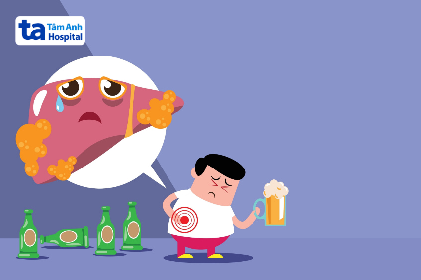 viêm gan B có được uống bia rượu