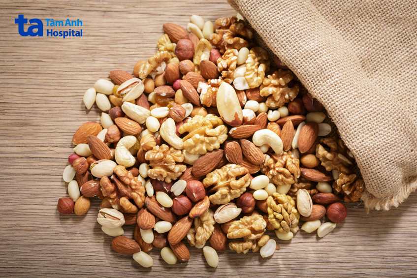 ăn các loại hạt giảm mỡ bụng