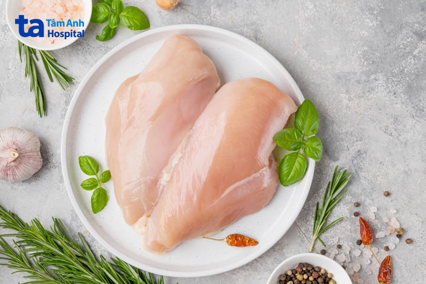 ăn thịt gà có mập không