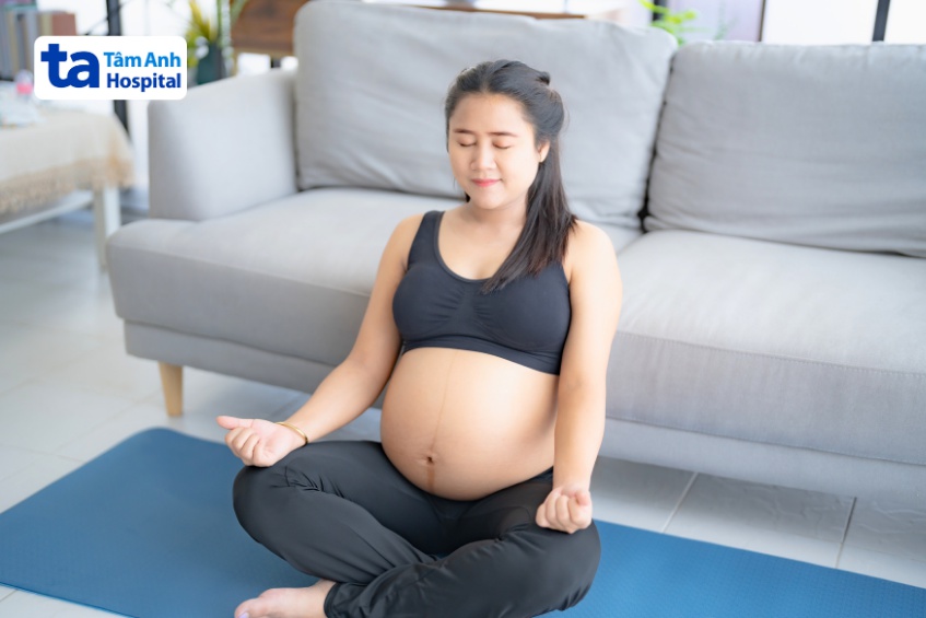 bà bầu thư giãn giúp nâng cao sức đề kháng