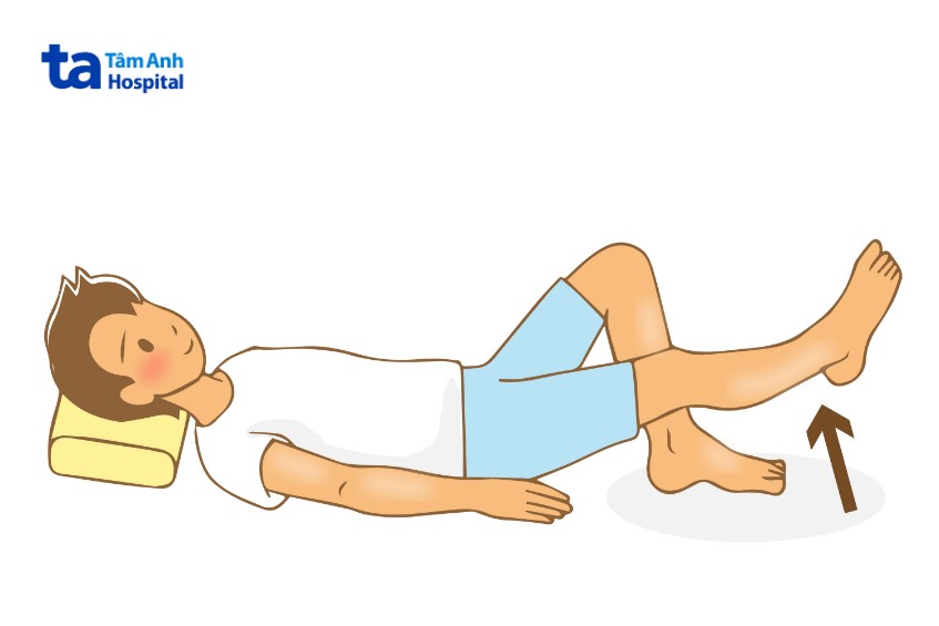 bài tập nâng chân thẳng