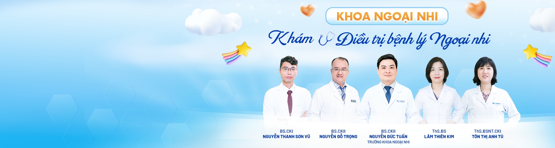 banner khám điều trị bệnh lý ngoại nhi desk