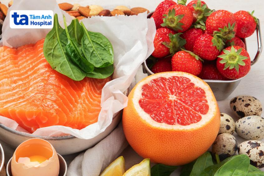 bé bị viêm tiểu phế quản nên ăn gì