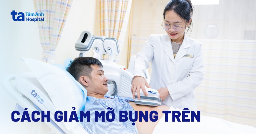 cách giảm mỡ bụng trên