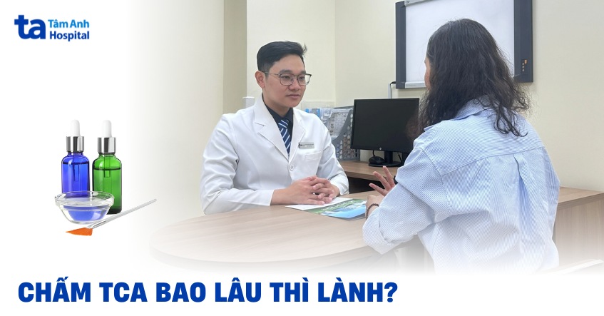 chấm tca bao lâu thì lành