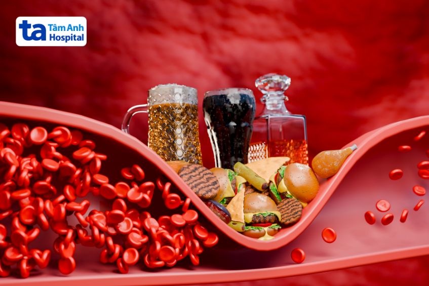 Chế độ ăn uống thiếu khoa học là nguyên nhân khiến lượng cholesterol tăng cao