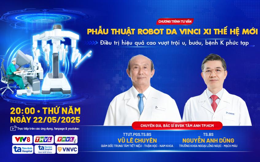 chương trình tư vấn phẫu thuật robot davinci xi