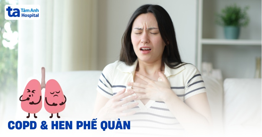 Phân biệt COPD và hen phế quản như thế nào? Bảng so sánh chi tiết