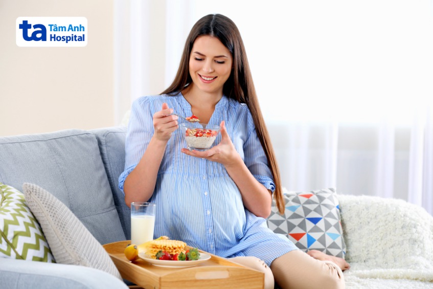 dinh dưỡng cho bà bầu bị zona