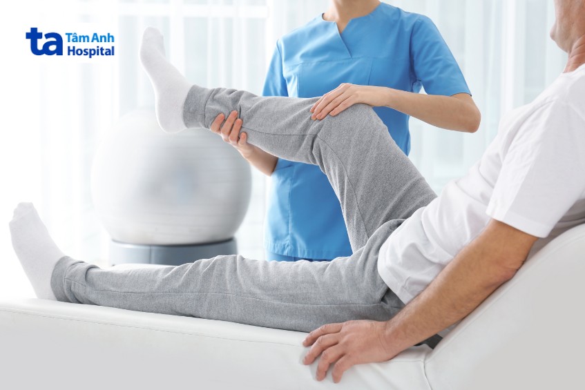 duỗi khớp gối ở cổ chân theo giai đoạn 2