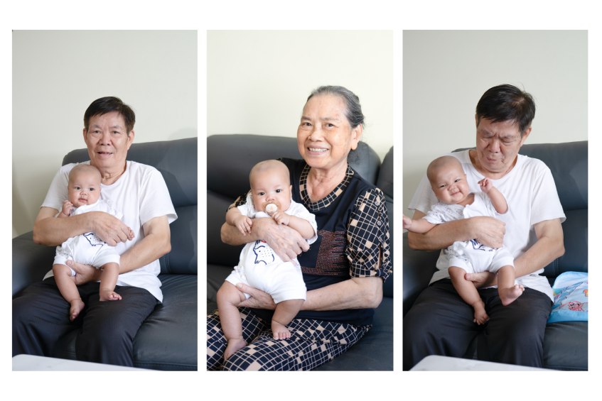 gia đình bé quang lâm
