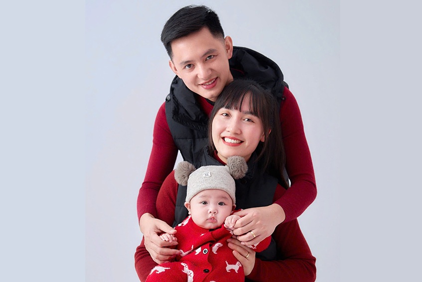 gia đình mẹ thơm