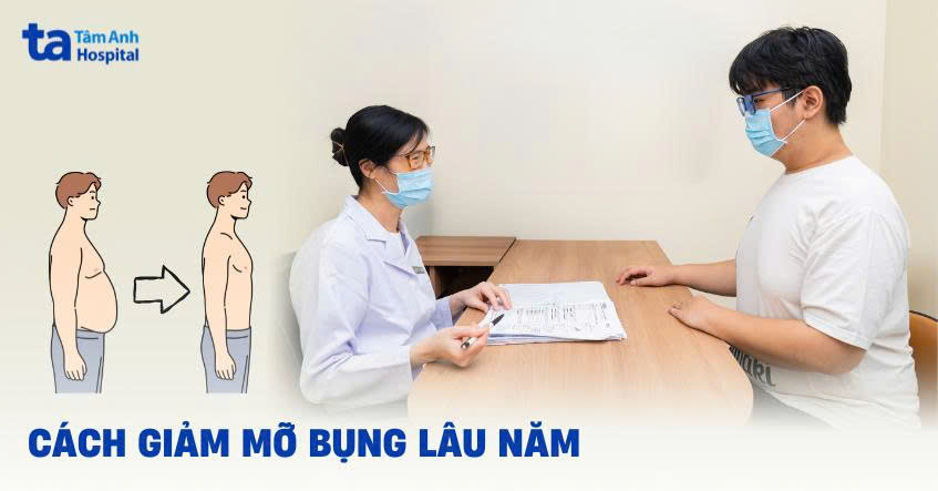 cách giảm mỡ bụng lâu năm