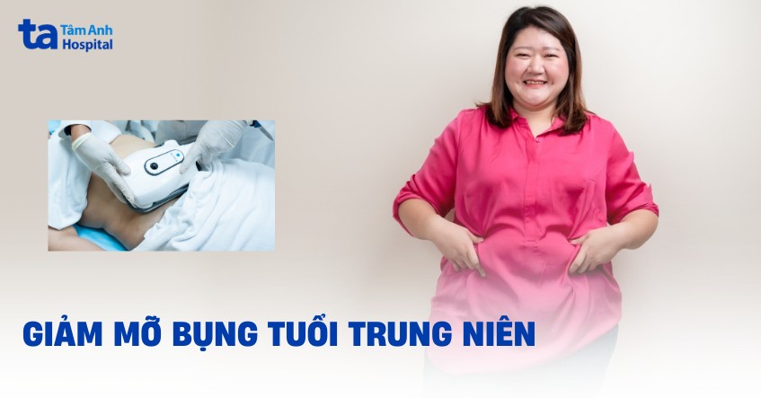 giảm mỡ bụng tuổi trung niên