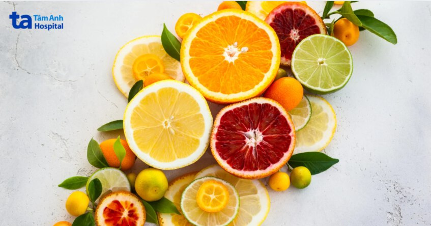 hạn chế trái cây axit cao