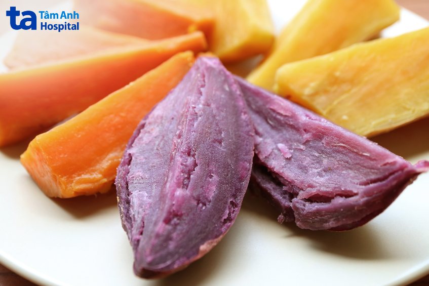 khoai lang tím điều hòa cholesterol