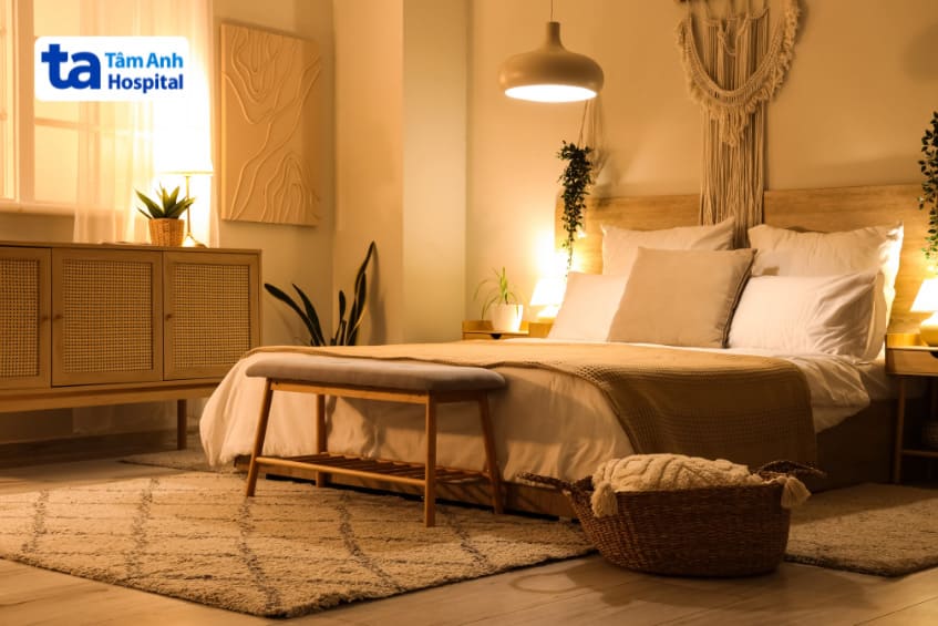 không gian ngủ đóng vai trò quan trọng