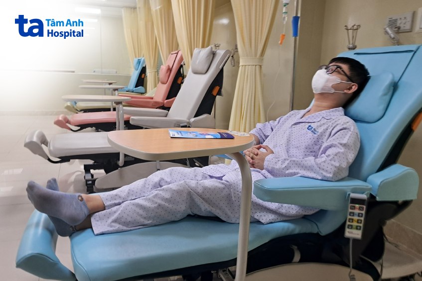 khu truyền hóa chất bệnh viện tâm anh