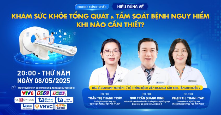 live khám tổng quát và tầm soát bệnh nguy hiểm