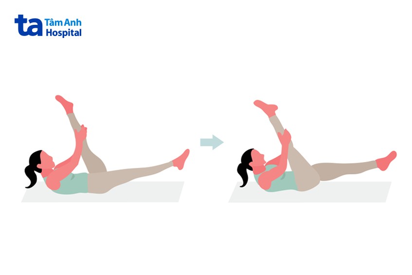 nâng chân giảm mỡ bụng