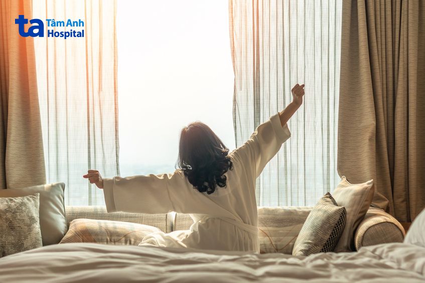 ngủ đủ giấc ổn định hormone