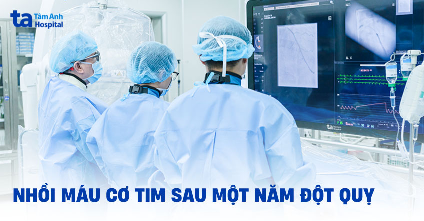 Nhồi máu cơ tim sau một năm đột quỵ