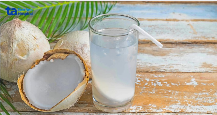 nước dừa rất tốt trong điều trị