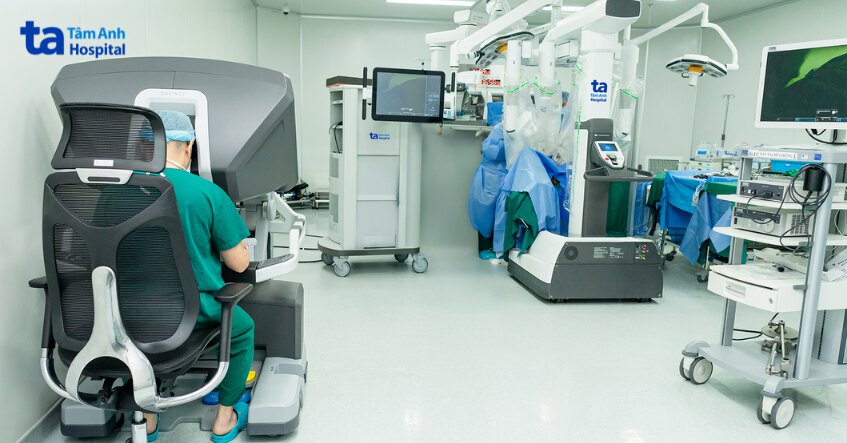 phẫu thuật cắm niệu quản vào bàng quang bằng robot