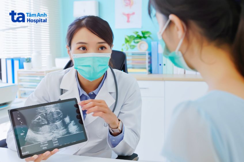 Siêu âm có thể gợi ý một số bất thường giúp bác sĩ có những chỉ định xét nghiệm kiểm tra bổ sung để có chẩn đoán chính xác