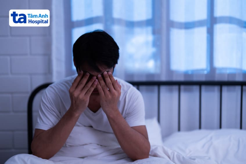 stress căng thẳng khiến thức giấc giữa đêm