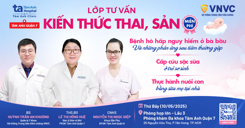 Lớp học tiền sản số 05 – PKĐK Tâm Anh Quận 7 (10/05/2025)