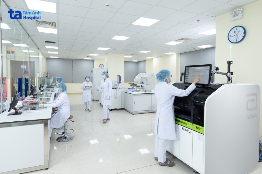 trung tâm xét nghệm chuẩn tại tâm anh