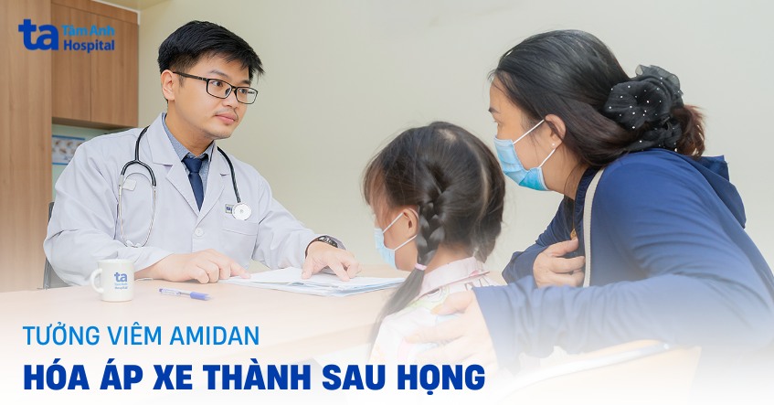 tưởng viêm amidan hóa áp xe thành sau họng