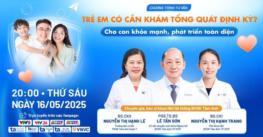 tvtt trẻ em có cần khám tổng quát định kỳ