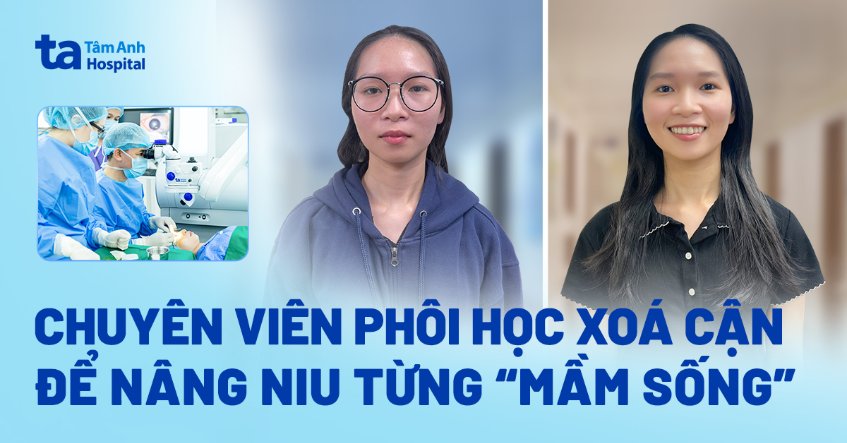 xóa cận để nâng niu từng mầm sống