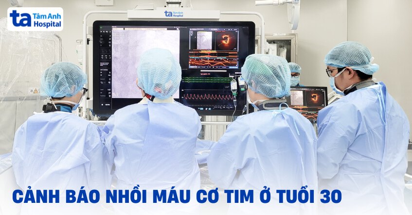 Cảnh báo nhồi máu cơ tim ở tuổi 30