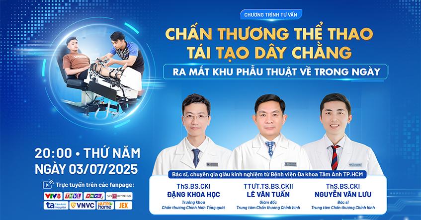 chấn thương thể thao tái tạo dây chằng