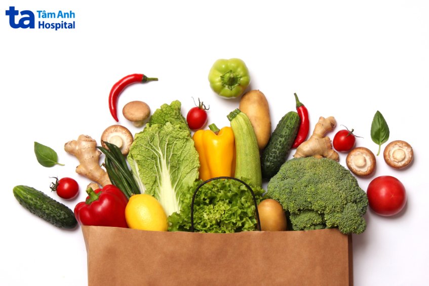 chất xơ trong rau củ đốt cháy chất béo